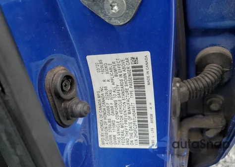 2020 Honda Civic Lx z USA, uszkodzony, nr VIN 2HGFC2F67LH545977